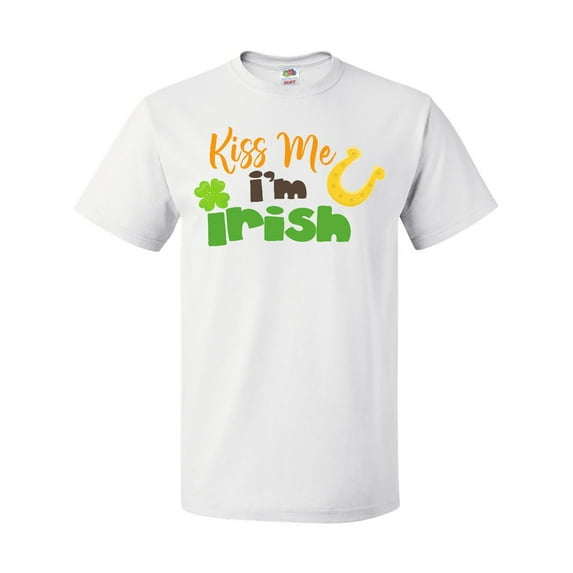 Inktastic Saint Patrick's Day, Kiss Me I'm Irish, Clovers T-Shirt