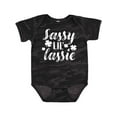 thumbnail image 1 of Inktastic Saint Patrick's Day Sassy Lil' Lassie with Shamrocks Boys or Girls Baby Bodysuit, 1 of 5