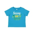 thumbnail image 1 of Inktastic Saint Patrick's Day Sassy Lil' Lassie with Shamrocks Boys or Girls Baby T-Shirt, 1 of 5