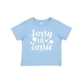 thumbnail image 1 of Inktastic Saint Patrick's Day Sassy Lil' Lassie with Shamrocks Boys or Girls Baby T-Shirt, 1 of 5