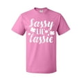 thumbnail image 1 of Inktastic Saint Patrick's Day Sassy Lil' Lassie with Shamrocks T-Shirt, 1 of 5