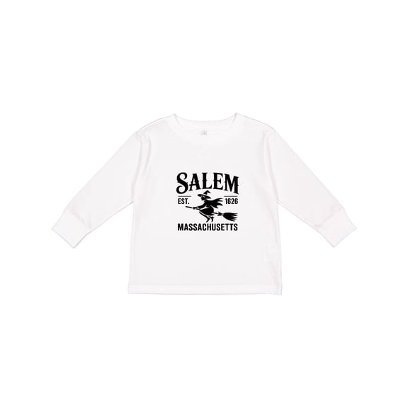 Inktastic Salem Massachusetts Est. 1626 Girls Long Sleeve Toddler T-Shirt