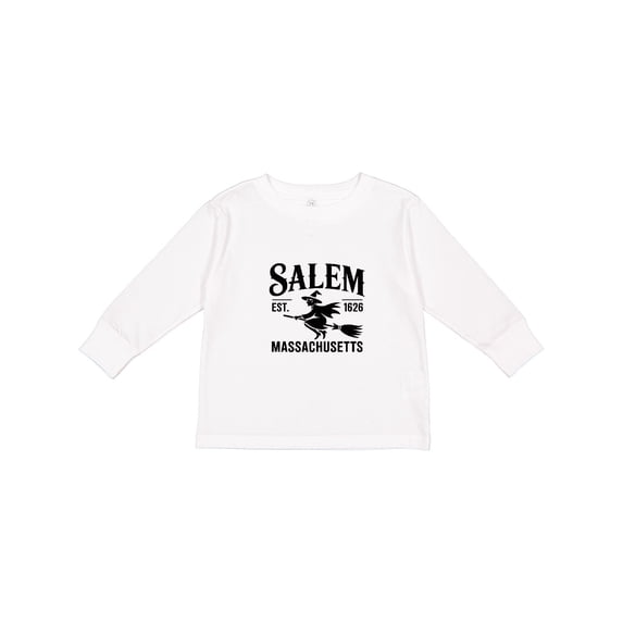 Inktastic Salem Massachusetts Est. 1626 Girls Long Sleeve Toddler T-Shirt
