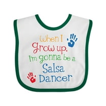 Inktastic Salsa Dancer Future Boys or Girls Baby Bib