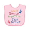 thumbnail image 1 of Inktastic Salsa Dancer Future Boys or Girls Baby Bib, 1 of 4