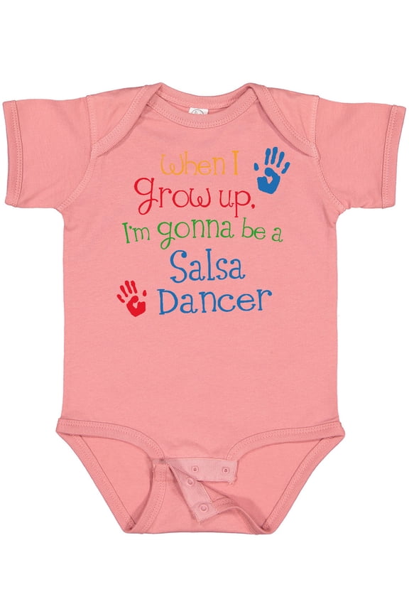 Salsa Dancer Future Boys or Girls Baby Bodysuit