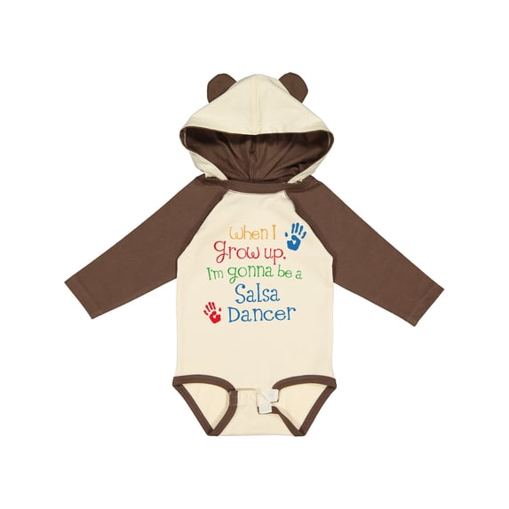 Inktastic Salsa Dancer Future Boys or Girls Long Sleeve Baby Bodysuit