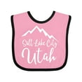 thumbnail image 1 of Inktastic Salt Lake City Utah Boys or Girls Baby Bib, 1 of 4