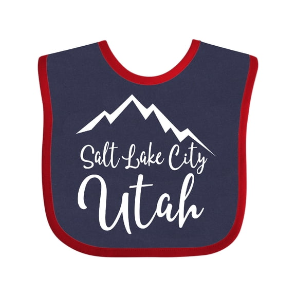 Inktastic Salt Lake City Utah Boys or Girls Baby Bib