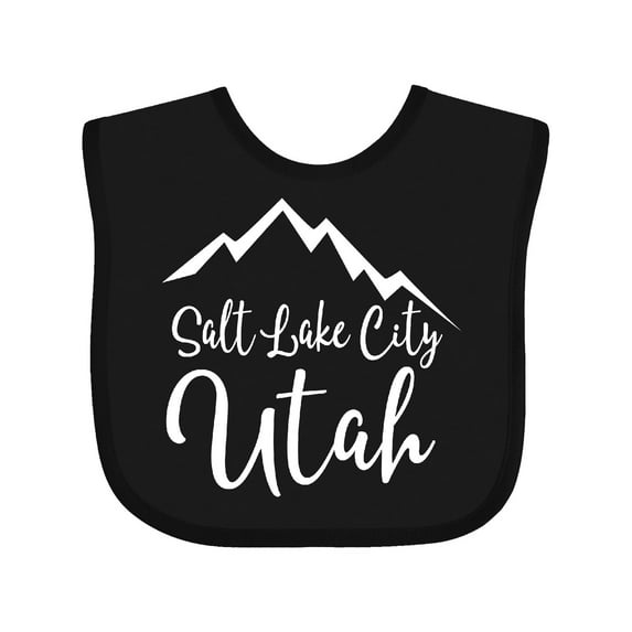 Inktastic Salt Lake City Utah Boys or Girls Baby Bib