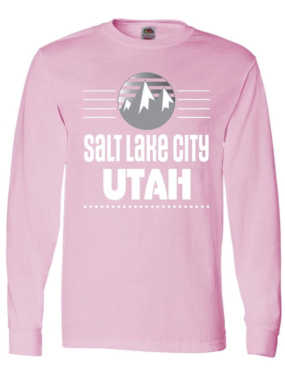 Salt Lake City Utah Mountains Long Sleeve T-Shirt