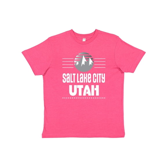 Inktastic Salt Lake City Utah Mountains Youth T-Shirt
