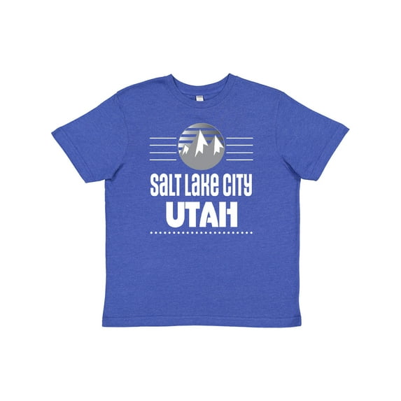 Inktastic Salt Lake City Utah Mountains Youth T-Shirt