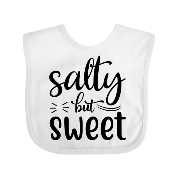 Inktastic Salty but Sweet Boys or Girls Baby Bib