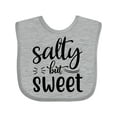 thumbnail image 1 of Inktastic Salty but Sweet Boys or Girls Baby Bib, 1 of 4