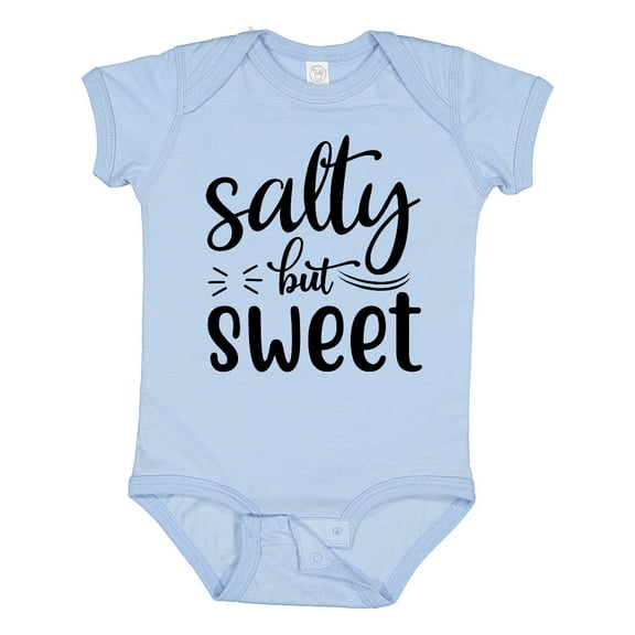Inktastic Salty but Sweet Boys or Girls Baby Bodysuit