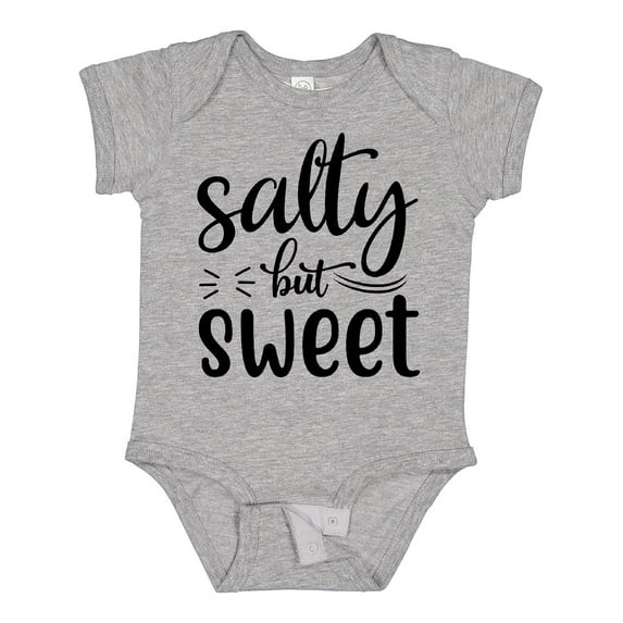 Inktastic Salty but Sweet Boys or Girls Baby Bodysuit
