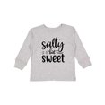 thumbnail image 1 of Inktastic Salty but Sweet Boys or Girls Long Sleeve Toddler T-Shirt, 1 of 5