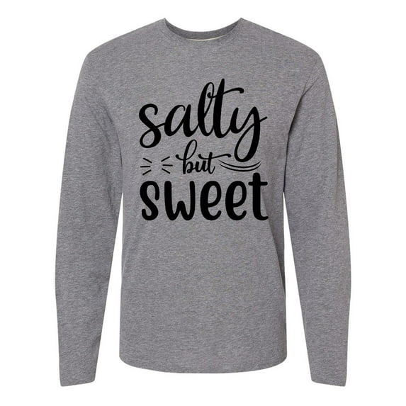 Inktastic Salty but Sweet Long Sleeve T-Shirt