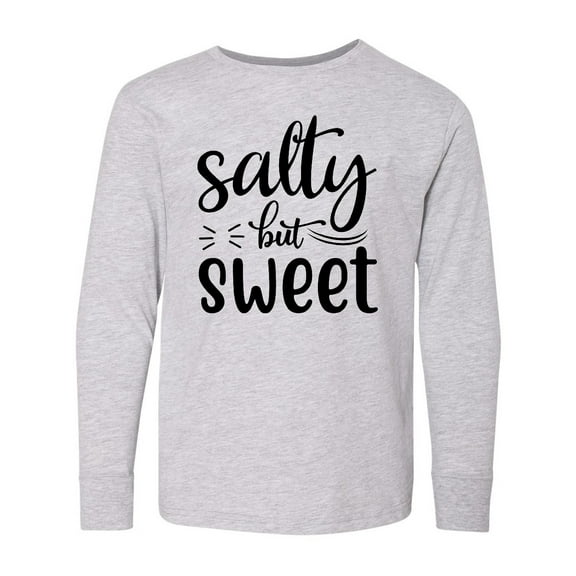 Inktastic Salty but Sweet Long Sleeve Youth T-Shirt