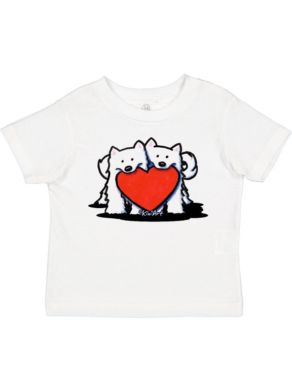 Sams With Heart (for darks) Boys or Girls Toddler T-Shirt