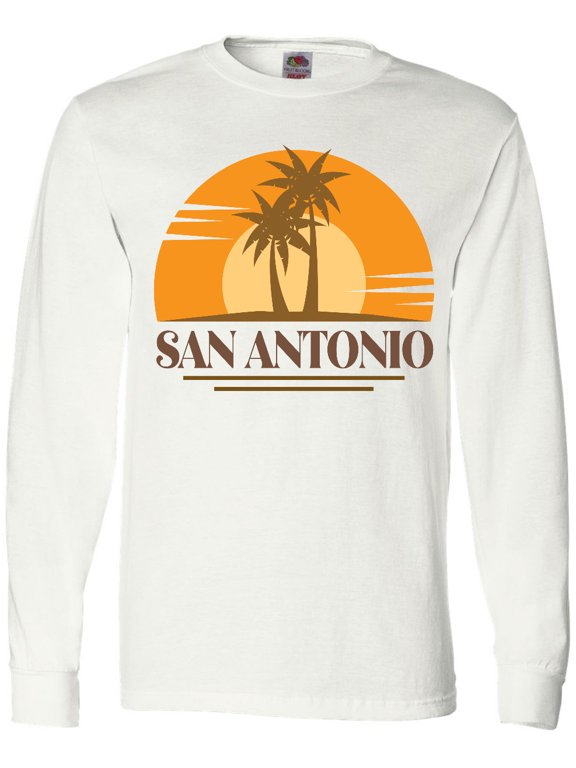San Antonio Retro Sunset Long Sleeve T-Shirt