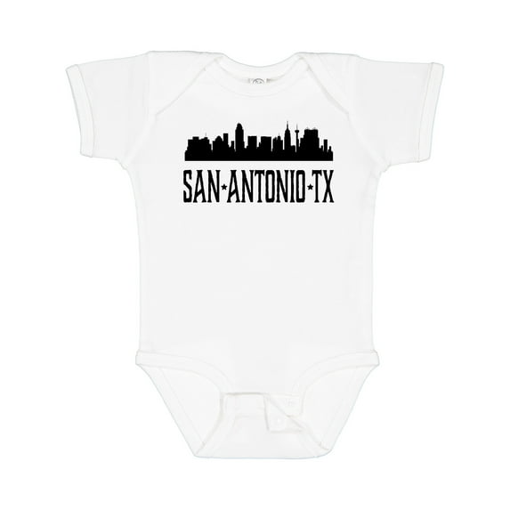 Inktastic San Antonio Texas City Skyline Boys or Girls Baby Bodysuit