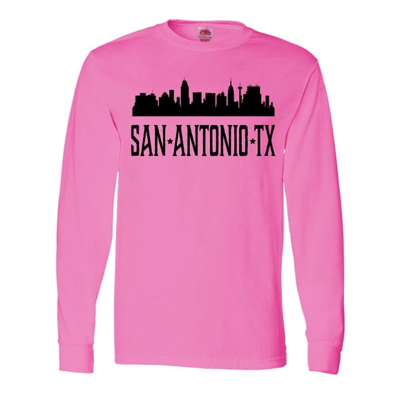 Inktastic San Antonio Texas City Skyline Long Sleeve T-Shirt