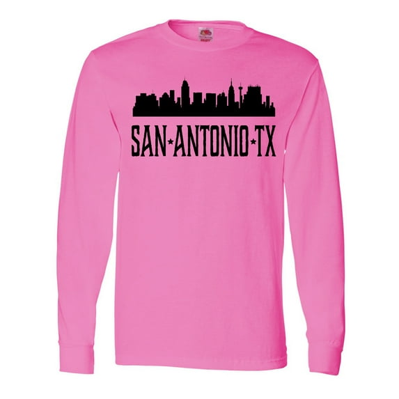 Inktastic San Antonio Texas City Skyline Long Sleeve T-Shirt