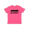thumbnail image 1 of Inktastic San Antonio Texas City Skyline Youth T-Shirt, 1 of 5