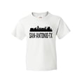 thumbnail image 1 of Inktastic San Antonio Texas City Skyline Youth T-Shirt, 1 of 5