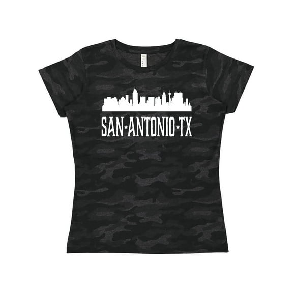 Inktastic San Antonio Texas TX Skyline City Women's T-Shirt