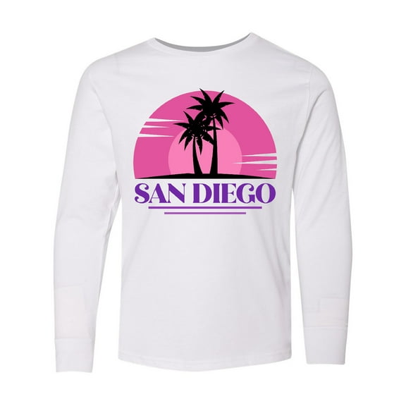 Inktastic San Diego California Beach Souvenir Long Sleeve Youth T-Shirt