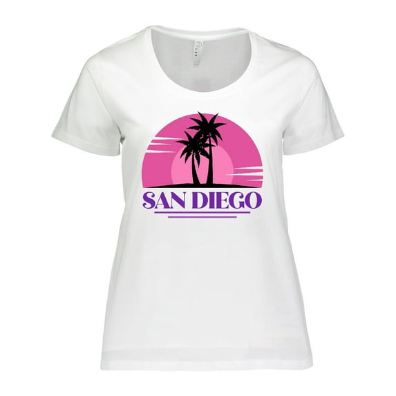 Inktastic San Diego California Beach Souvenir Women's Plus Size T-Shirt