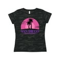 thumbnail image 1 of Inktastic San Diego California Beach Souvenir Women's T-Shirt, 1 of 5