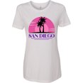 thumbnail image 1 of Inktastic San Diego California Beach Souvenir Women's T-Shirt, 1 of 5