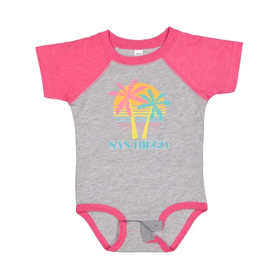 Inktastic San Diego California Beach Vacation Girls Baby Bodysuit