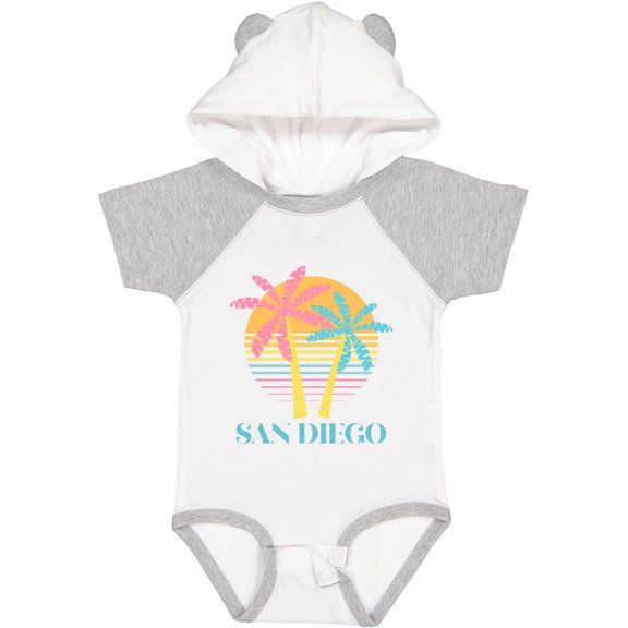 Inktastic San Diego California Beach Vacation Girls Baby Bodysuit