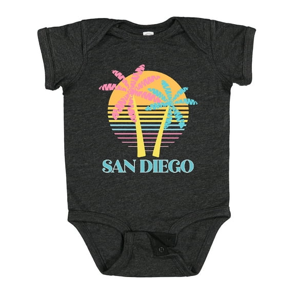 Inktastic San Diego California Beach Vacation Girls Baby Bodysuit