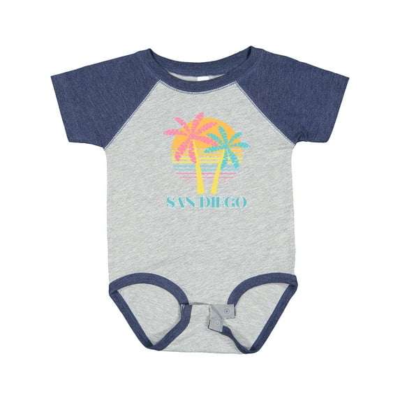 Inktastic San Diego California Beach Vacation Girls Baby Bodysuit