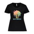 thumbnail image 1 of Inktastic San Diego California Beach Vacation Women's Plus Size T-Shirt, 1 of 5