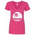 thumbnail image 1 of Inktastic San Diego California Beach Women's V-Neck T-Shirt, 1 of 5
