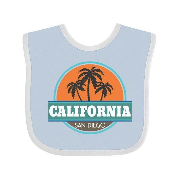 Inktastic San Diego California Boys or Girls Baby Bib