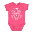 thumbnail image 1 of Inktastic San Diego California Cute Surfing Boys or Girls Baby Bodysuit, 1 of 5