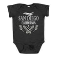 thumbnail image 1 of Inktastic San Diego California Cute Surfing Boys or Girls Baby Bodysuit, 1 of 5