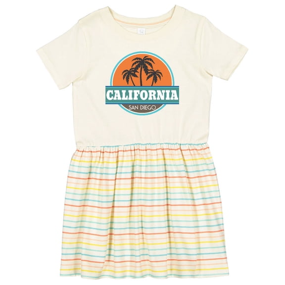 Inktastic San Diego California Girls Toddler Dress