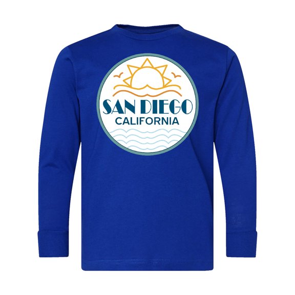Inktastic San Diego California Long Sleeve Youth T-Shirt