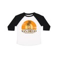 thumbnail image 1 of Inktastic San Diego California Retro Sunset Boys or Girls Toddler T-Shirt, 1 of 5