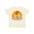 thumbnail image 1 of Inktastic San Diego California Retro Sunset Boys or Girls Toddler T-Shirt, 1 of 5