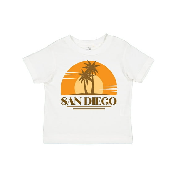 Inktastic San Diego California Retro Sunset Boys or Girls Toddler T-Shirt